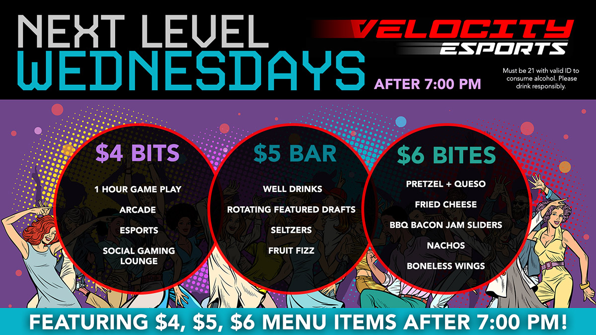 Arcade Bar Next Level Wednesday