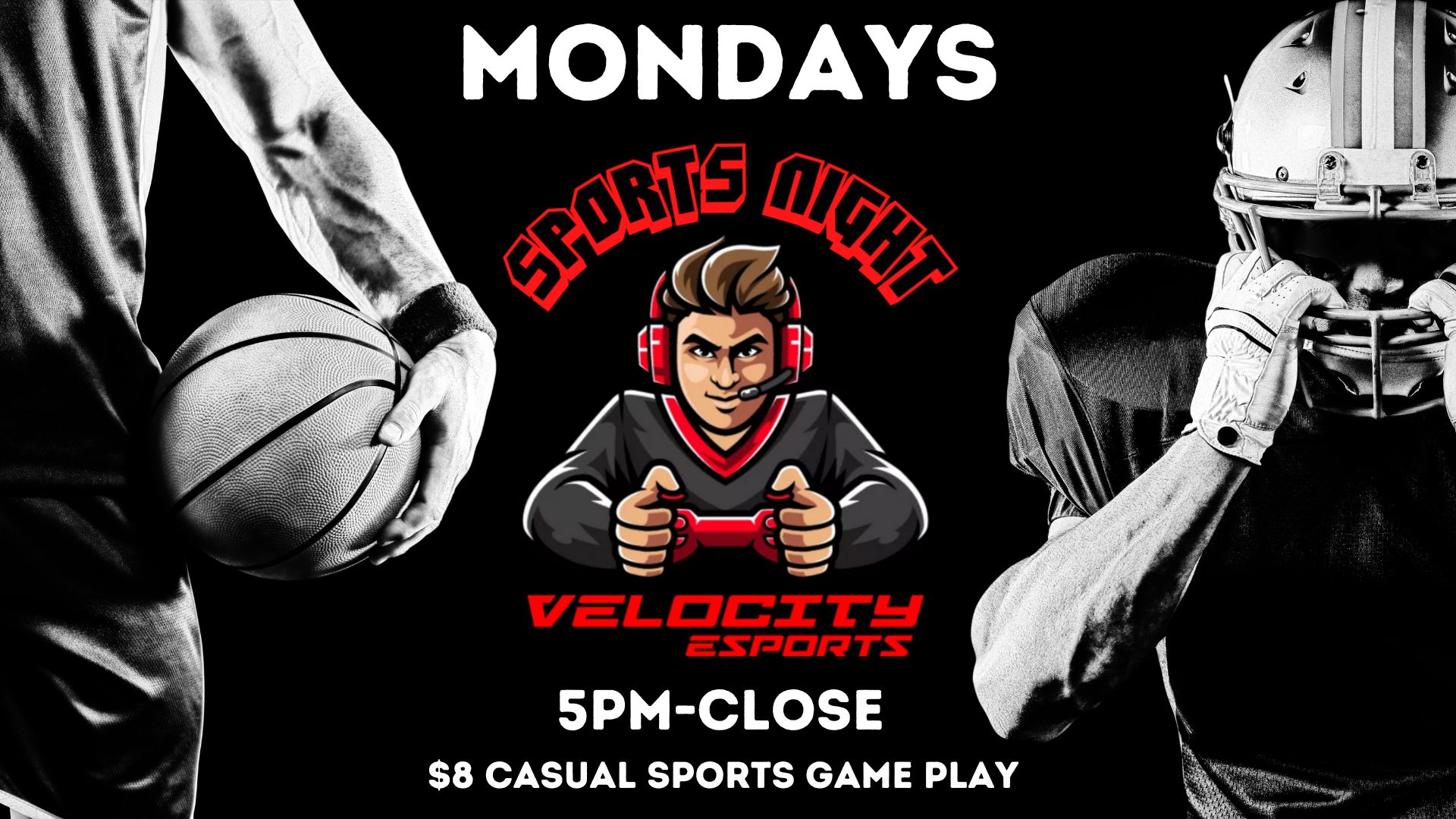 Arcade Bar Monday Sports Night